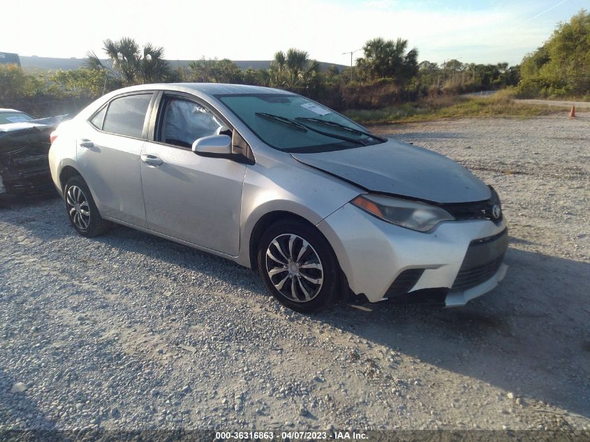 2014 TOYOTA COROLLA LE - 5YFBURHE7EP017442