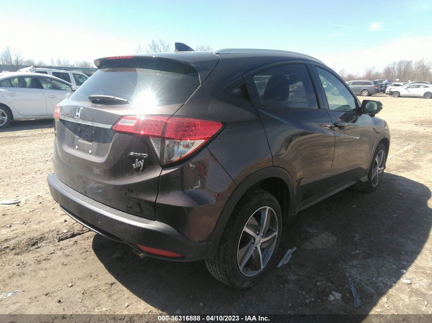 2022 HONDA HR-V EX - 3CZRU6H54NM715554
