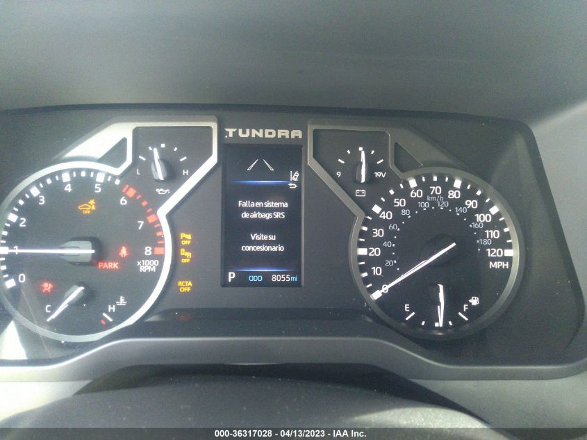2022 TOYOTA TUNDRA 4WD LIMITED - 5TFJA5DB4NX021765