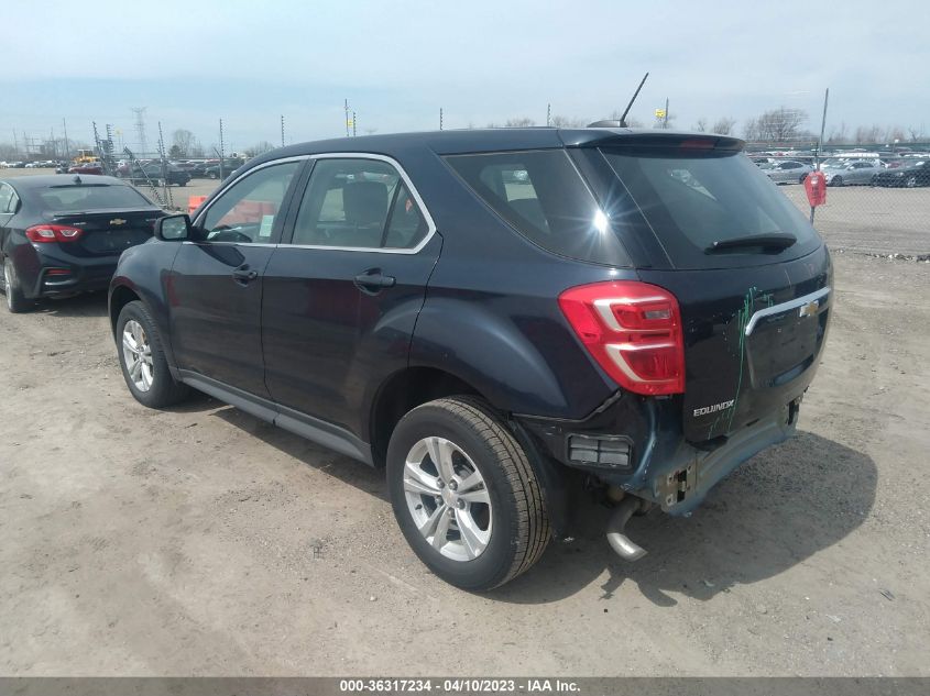 2017 CHEVROLET EQUINOX LS - 2GNALBEK7H1589332