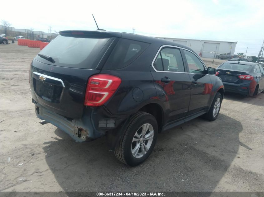 2017 CHEVROLET EQUINOX LS - 2GNALBEK7H1589332