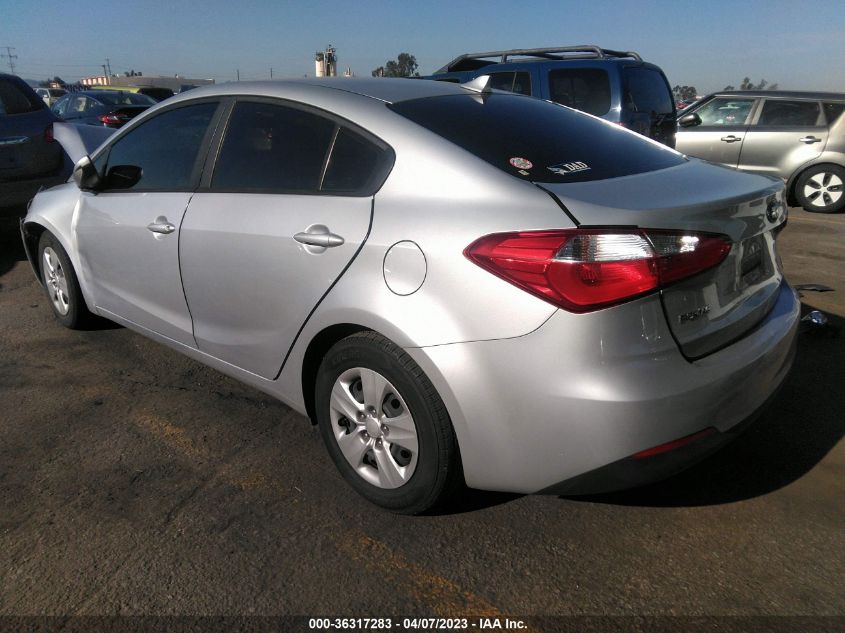 2016 KIA FORTE LX - KNAFK4A63G5483444