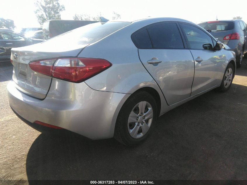 2016 KIA FORTE LX - KNAFK4A63G5483444