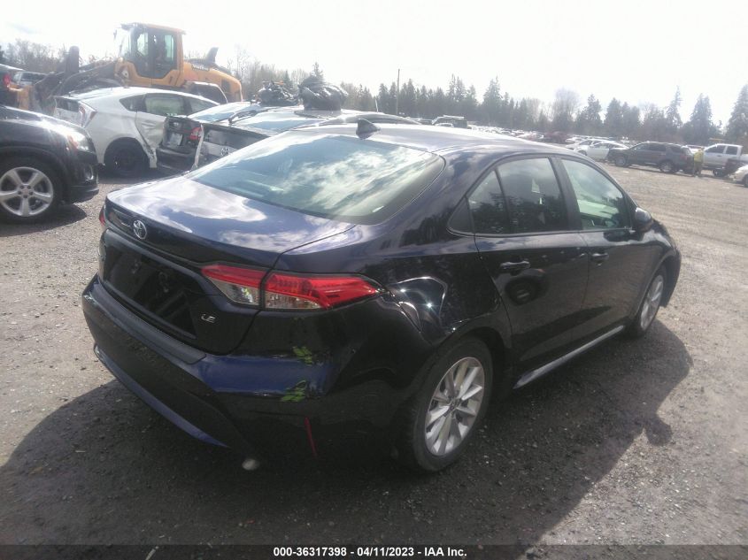2022 TOYOTA COROLLA LE - 5YFHPMAE7NP317836