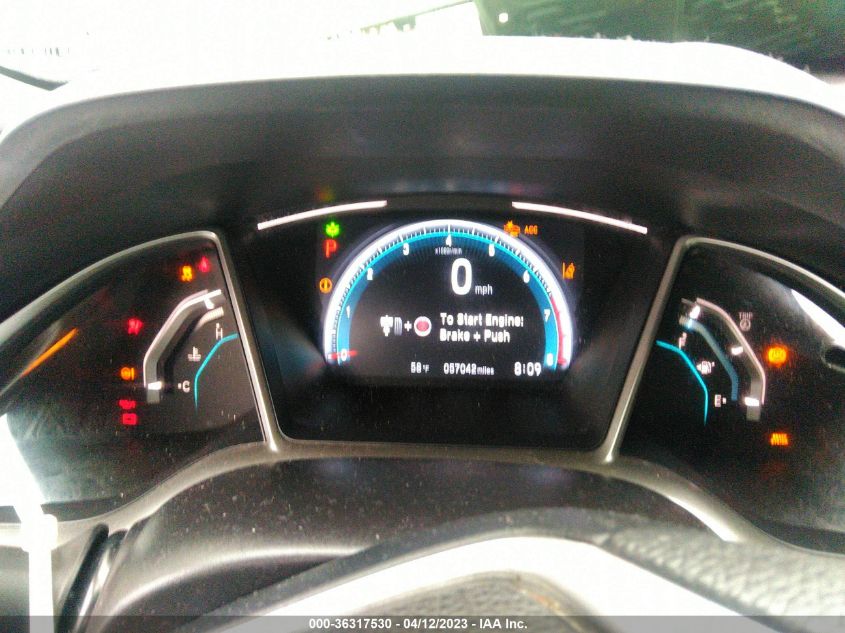 2017 HONDA CIVIC SEDAN EX - 2HGFC2F83HH529347