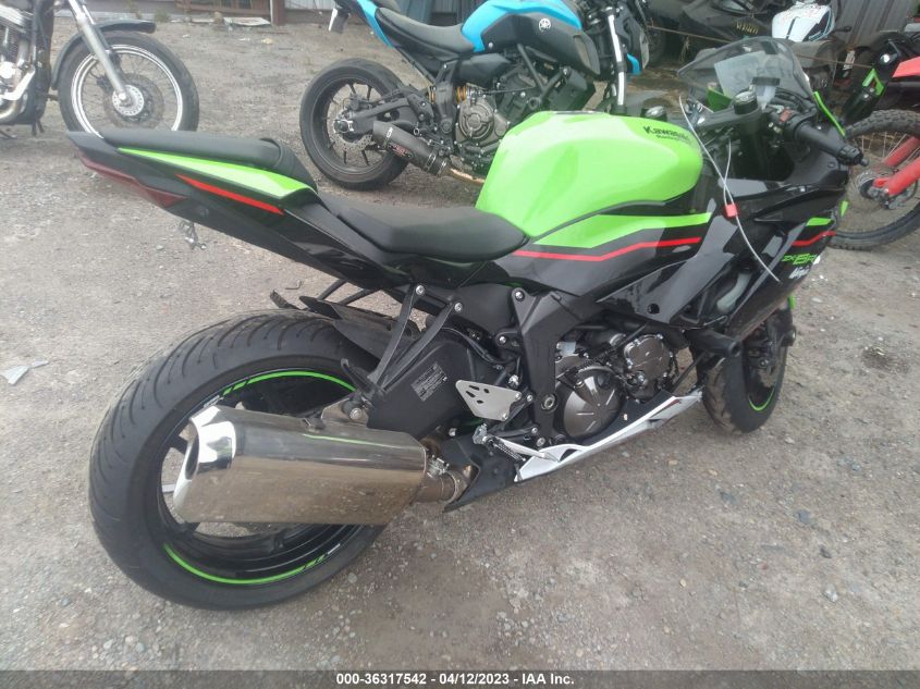 2022 KAWASAKI ZX636 K JKBZXJG15NA019741