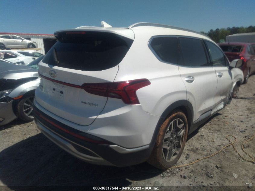 2022 HYUNDAI SANTA FE HYBRID SEL PREMIUM - KM8S3DA12NU018042