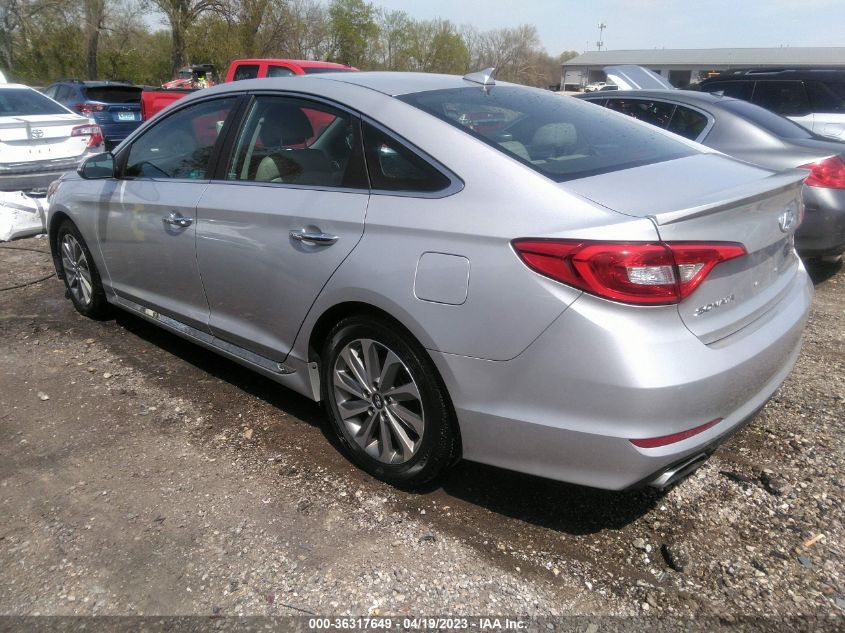 2015 HYUNDAI SONATA 2.4L SPORT - 5NPE34AF7FH108182