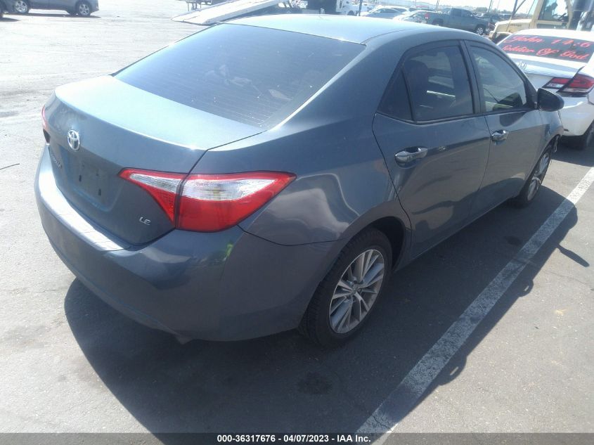 2014 TOYOTA COROLLA L/LE/S/S PLUS/LE PLUS - 5YFBURHE6EP098904