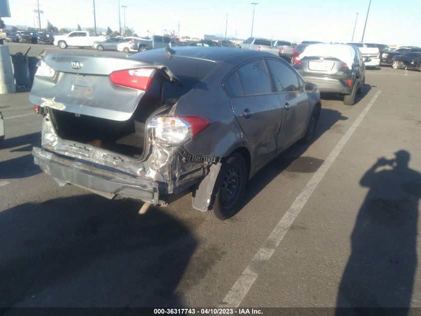 2016 KIA FORTE LX - KNAFX4A63G5597655