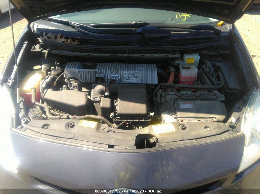 2013 TOYOTA PRIUS ONE/TWO/THREE/FOUR/FIVE - JTDKN3DU8D5636599