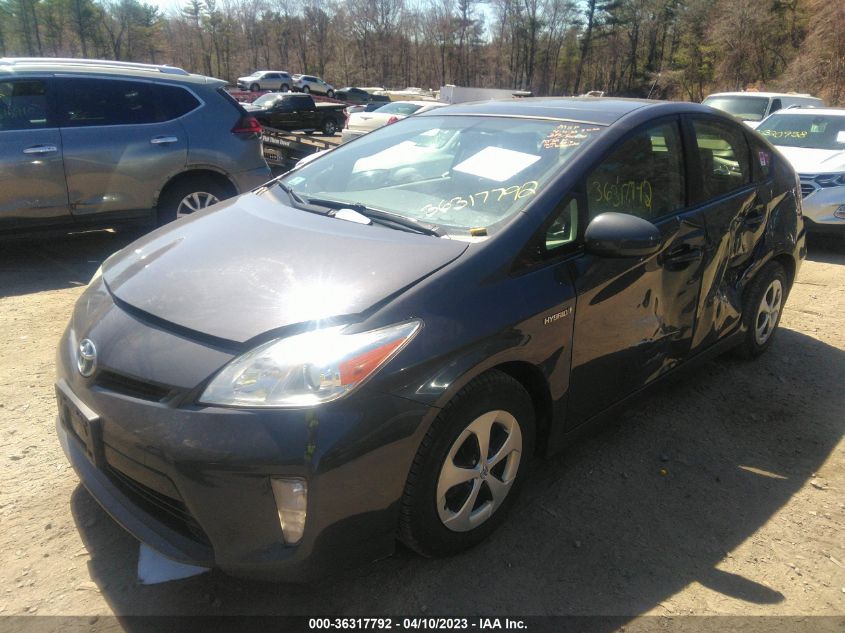 2013 TOYOTA PRIUS ONE/TWO/THREE/FOUR/FIVE - JTDKN3DU8D5636599