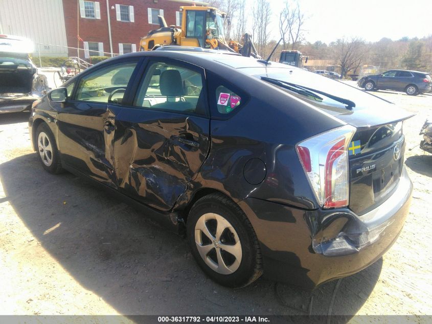 2013 TOYOTA PRIUS ONE/TWO/THREE/FOUR/FIVE - JTDKN3DU8D5636599