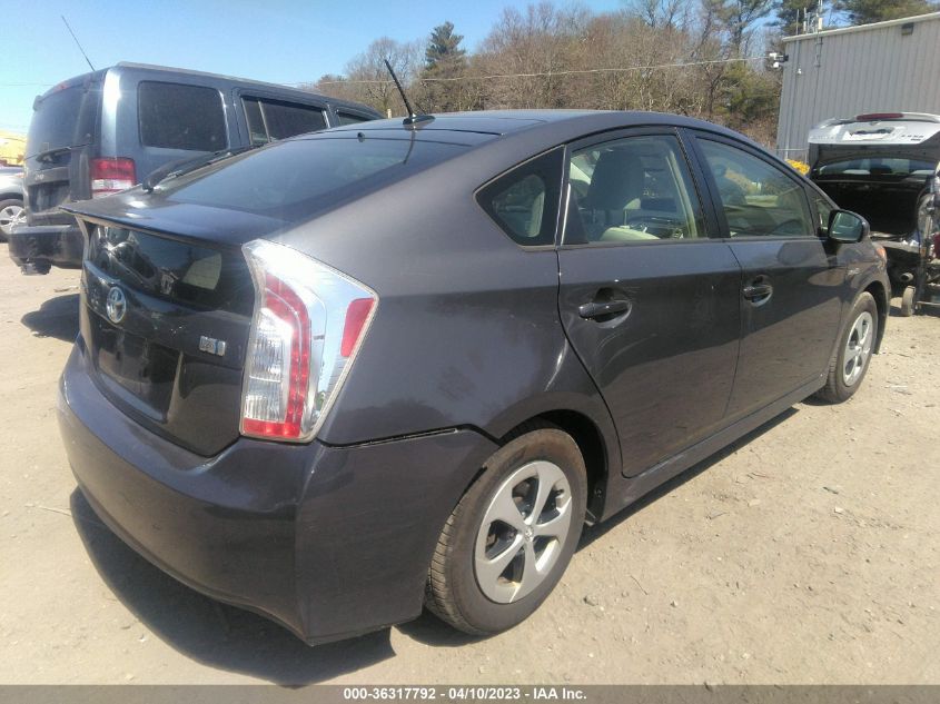 2013 TOYOTA PRIUS ONE/TWO/THREE/FOUR/FIVE - JTDKN3DU8D5636599