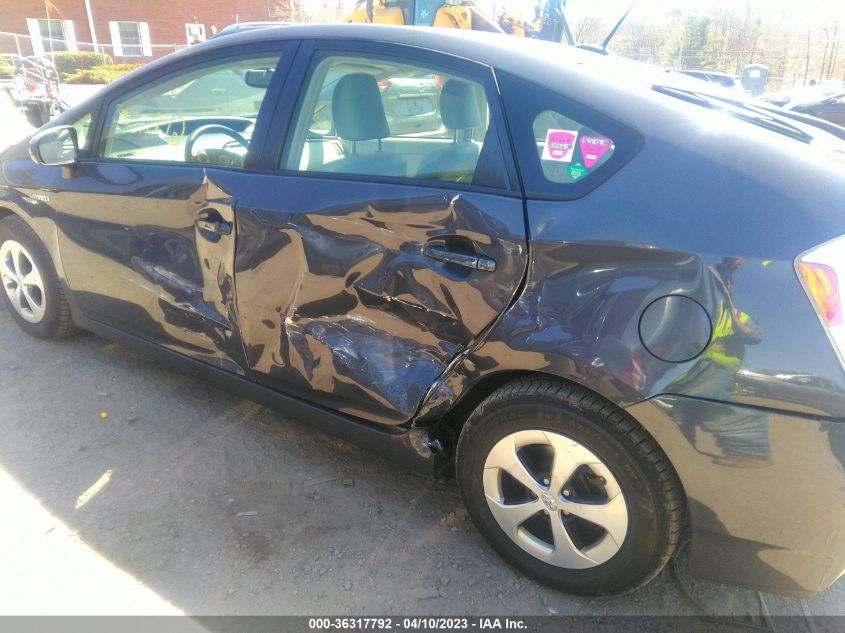 2013 TOYOTA PRIUS ONE/TWO/THREE/FOUR/FIVE - JTDKN3DU8D5636599
