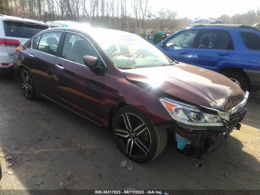 2017 HONDA ACCORD SEDAN SPORT SE - 1HGCR2F18HA292339