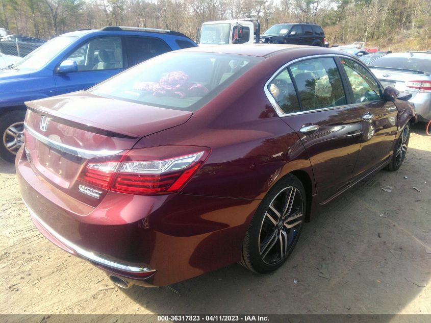 2017 HONDA ACCORD SEDAN SPORT SE - 1HGCR2F18HA292339