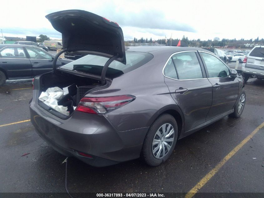 2022 TOYOTA CAMRY HYBRID LE - 4T1C31AK2NU600038