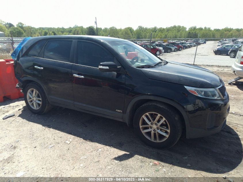 2014 KIA SORENTO LX - 5XYKTCA68EG425181