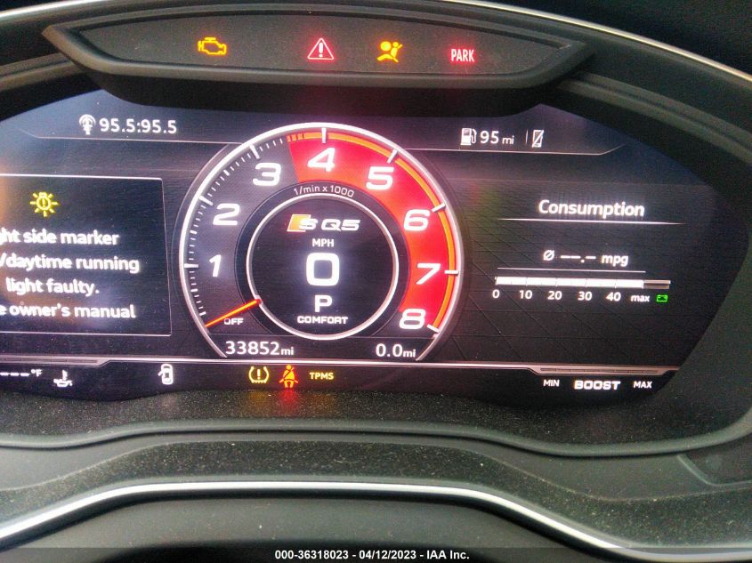 2018 AUDI SQ5 PRESTIGE - WA1C4BFYXJ2071989