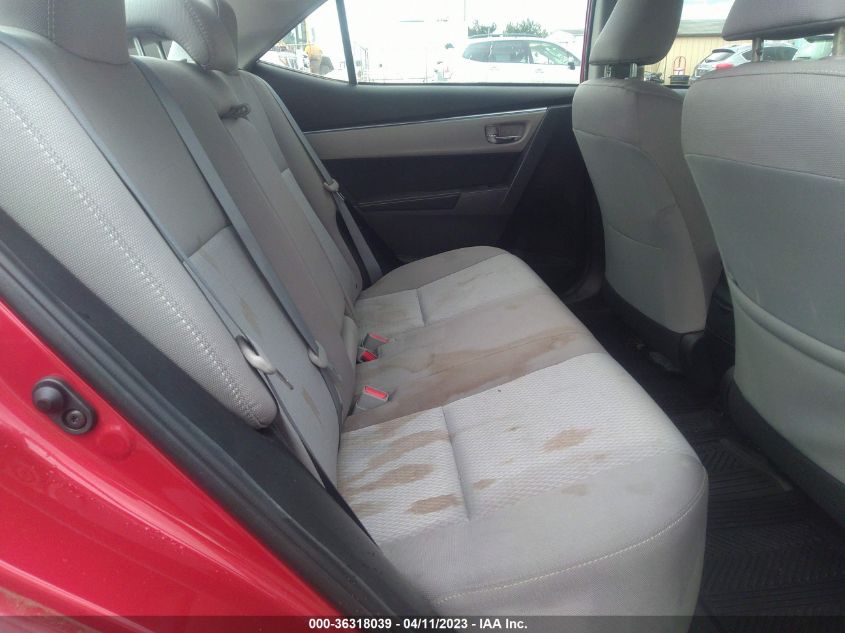 2016 TOYOTA COROLLA LE - 2T1BURHE1GC687507