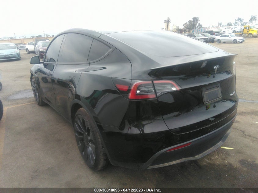 VIN 7SAYGDEF1NF490477 2022 TESLA MODEL Y PERFORMANCE