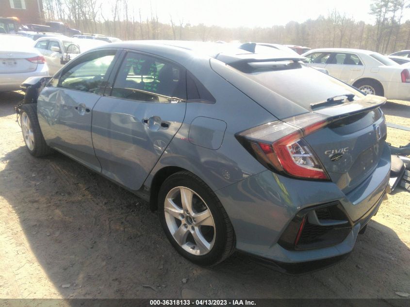 2020 HONDA CIVIC HATCHBACK SPORT - SHHFK7H49LU408733