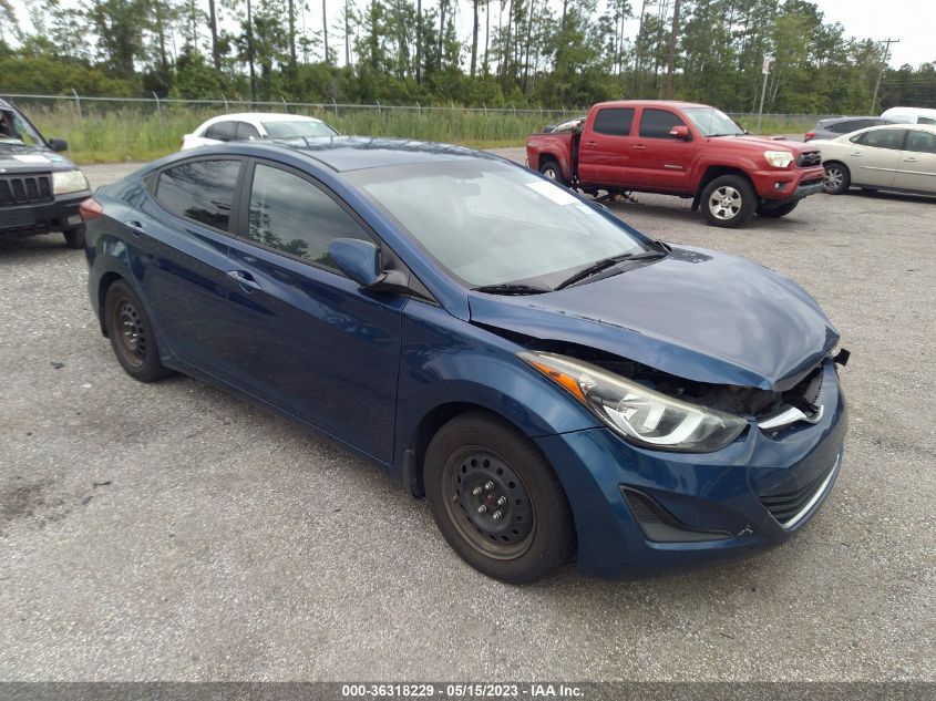 2016 HYUNDAI ELANTRA SE - 5NPDH4AE6GH773645