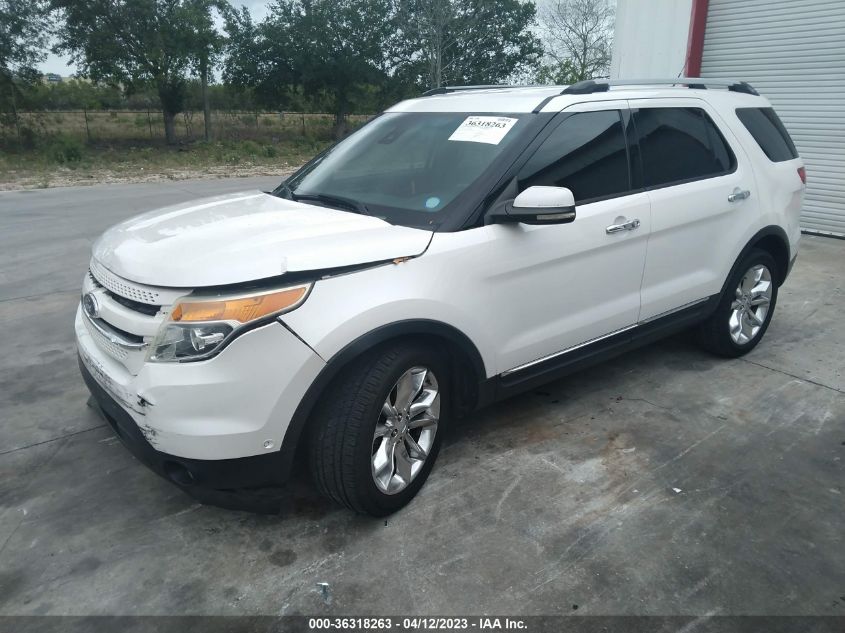 2013 FORD EXPLORER LIMITED - 1FM5K7F84DGA44369