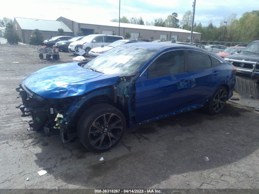 2020 HONDA CIVIC SEDAN SPORT - 2HGFC2F82LH601700