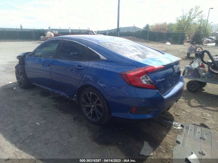 2020 HONDA CIVIC SEDAN SPORT - 2HGFC2F82LH601700