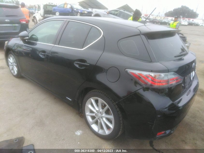 2013 LEXUS CT 200H HYBRID - JTHKD5BH8D2166434