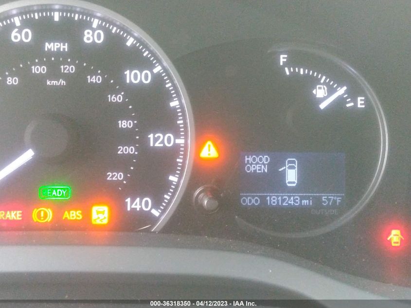 2013 LEXUS CT 200H HYBRID - JTHKD5BH8D2166434