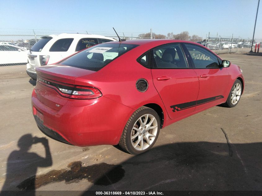 2013 DODGE DART SXT - 1C3CDFBAXDD194601