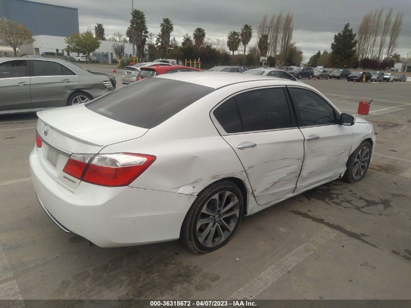 2015 HONDA ACCORD SEDAN SPORT - 1HGCR2F55FA024865