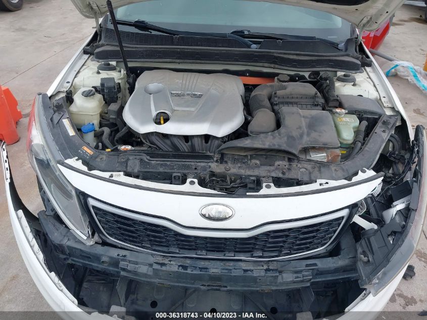 2013 KIA OPTIMA HYBRID LX - KNAGM4AD1D5046096