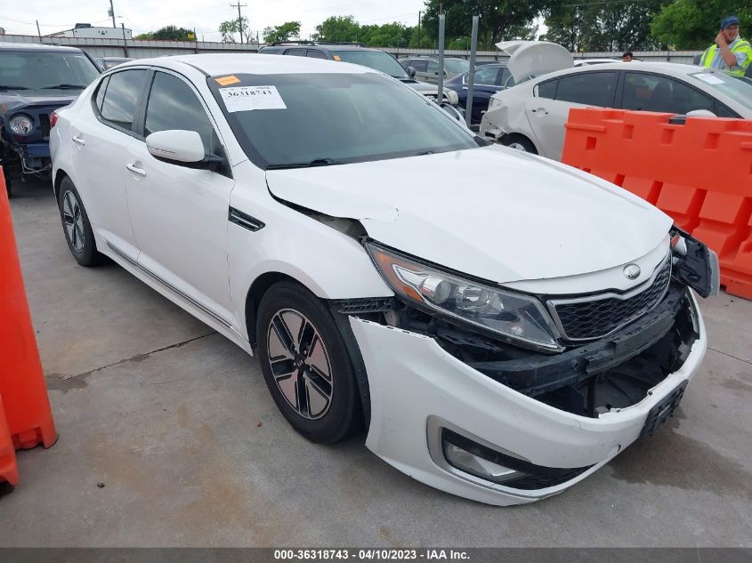 2013 KIA OPTIMA HYBRID LX - KNAGM4AD1D5046096