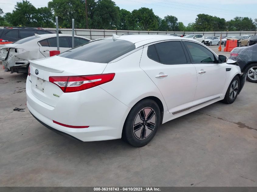 2013 KIA OPTIMA HYBRID LX - KNAGM4AD1D5046096