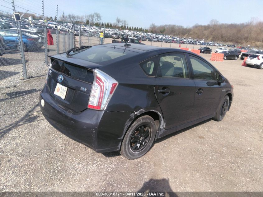 2014 TOYOTA PRIUS FOUR/FIVE/THREE/ONE/TWO - JTDKN3DU2E0363660