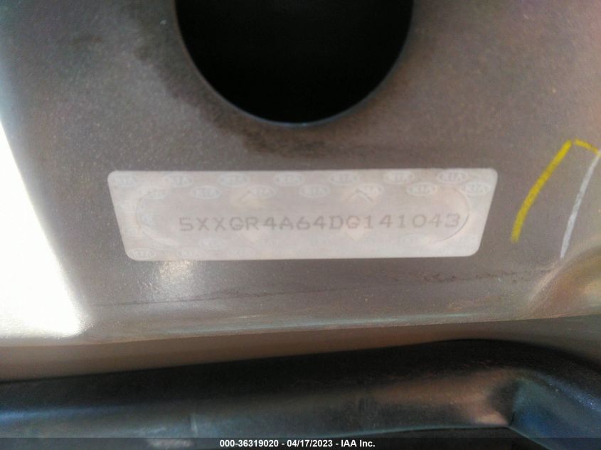 2013 KIA OPTIMA SX - 5XXGR4A64DG141043