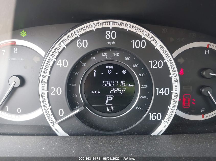 2015 HONDA ACCORD SEDAN EX-L - 1HGCR2F80FA120980
