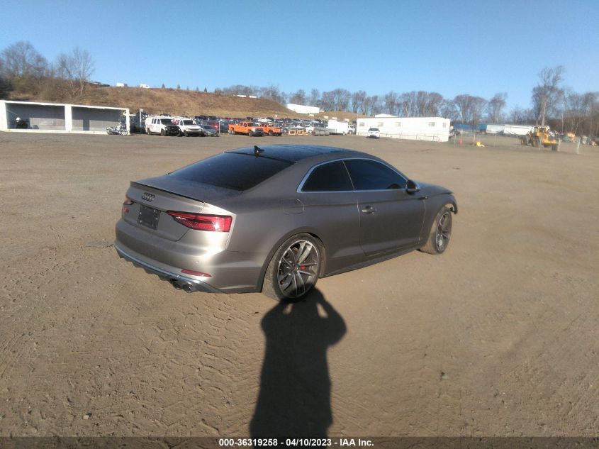 2018 AUDI S5 COUPE PRESTIGE WAUR4AF58JA002236