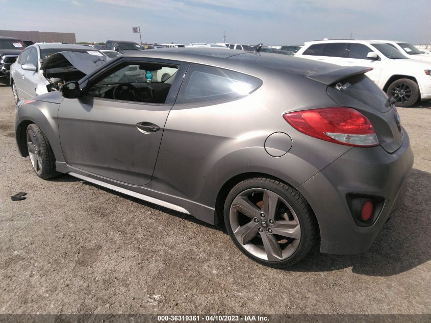 2015 HYUNDAI VELOSTER TURBO - KMHTC6AE8FU234126