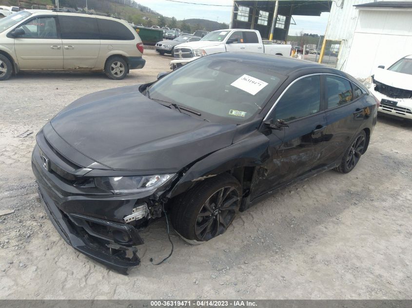 2020 HONDA CIVIC SEDAN SPORT - 2HGFC2F87LH572842