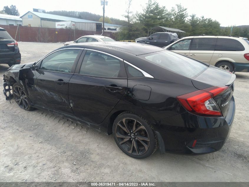 2020 HONDA CIVIC SEDAN SPORT - 2HGFC2F87LH572842