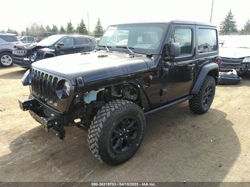 2021 JEEP WRANGLER WILLYS - 1C4GJXAN6MW631711