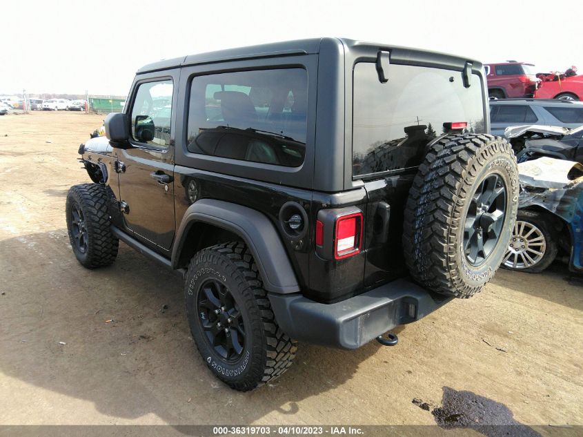 2021 JEEP WRANGLER WILLYS - 1C4GJXAN6MW631711