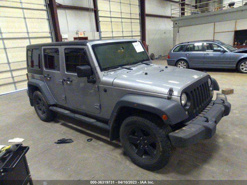 2014 JEEP WRANGLER UNLIMITED SPORT - 1C4BJWDG8EL207483