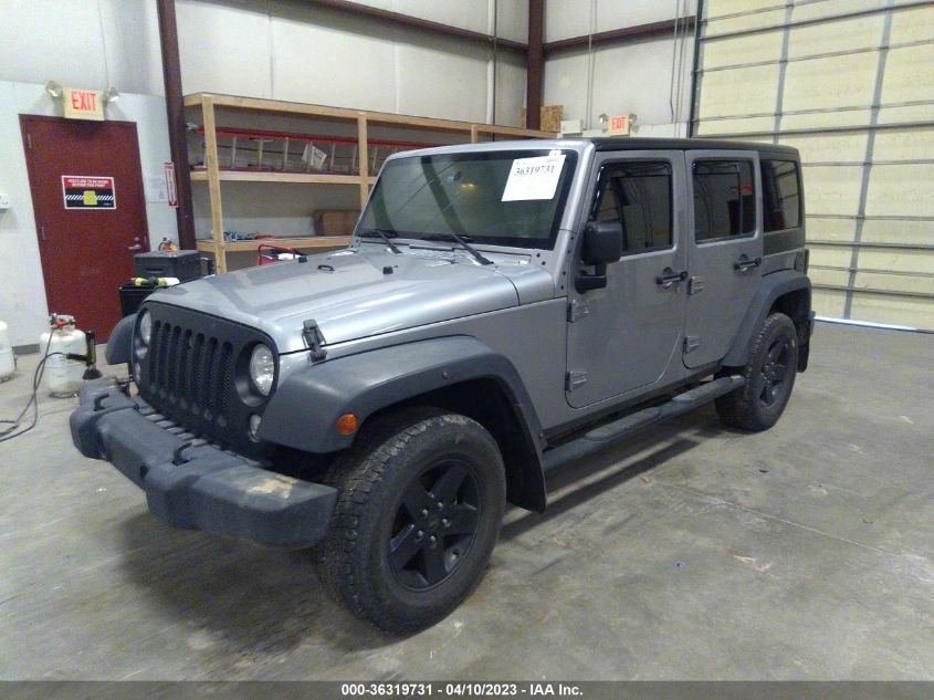 2014 JEEP WRANGLER UNLIMITED SPORT - 1C4BJWDG8EL207483