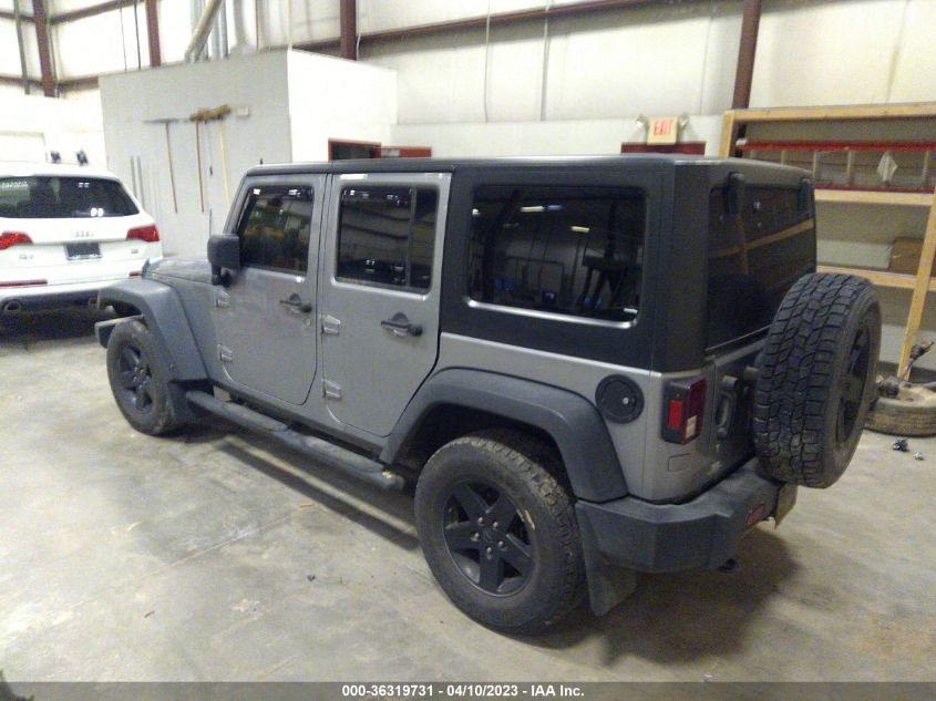 2014 JEEP WRANGLER UNLIMITED SPORT - 1C4BJWDG8EL207483